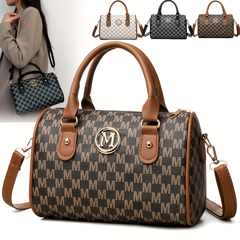 Leatherwork Logo - Tas Bahu Alfabet Wanita dengan Logo