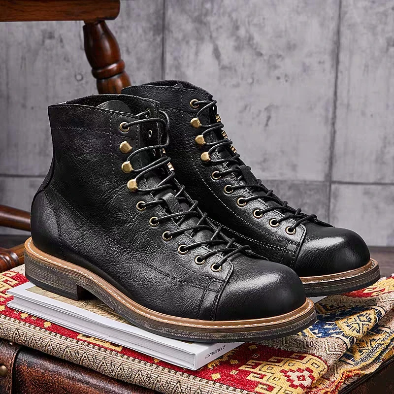 Leatherwork Tools - Sepatu bot pria ukuran besar Inggris