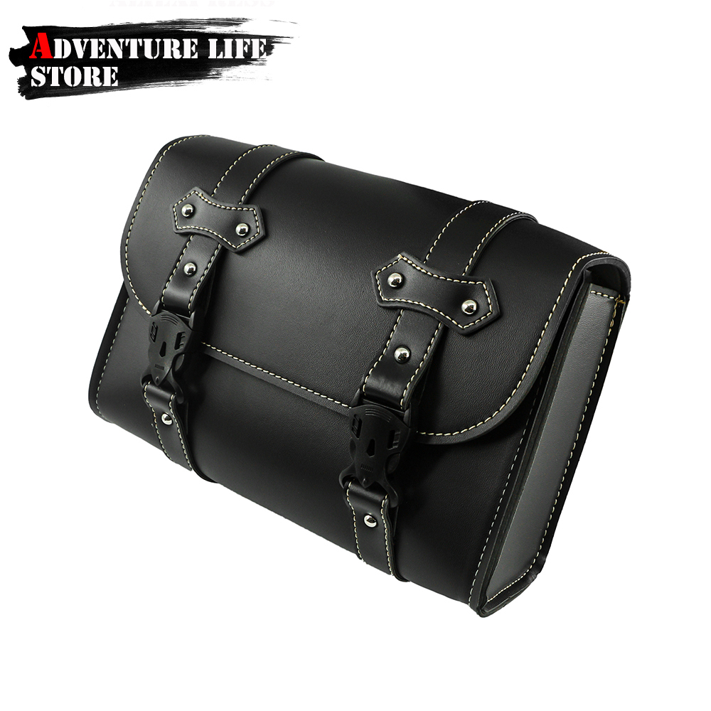 Leatherwork Bag - Tas Sadel Garpu Depan Sepeda Motor