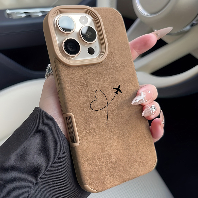 Leather X - Casing Ponsel Kulit Imitasi Desain Hati