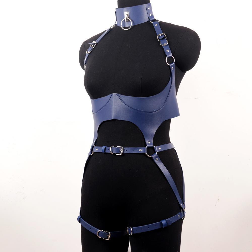 Set Tali Kekang Kulit Wanita L - Leather Work Harness ulasan dan harga