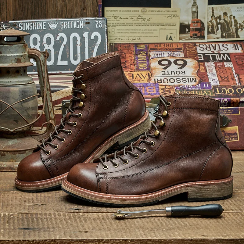 Sepatu bot pria ukuran besar I - Leatherwork Tools ulasan dan harga