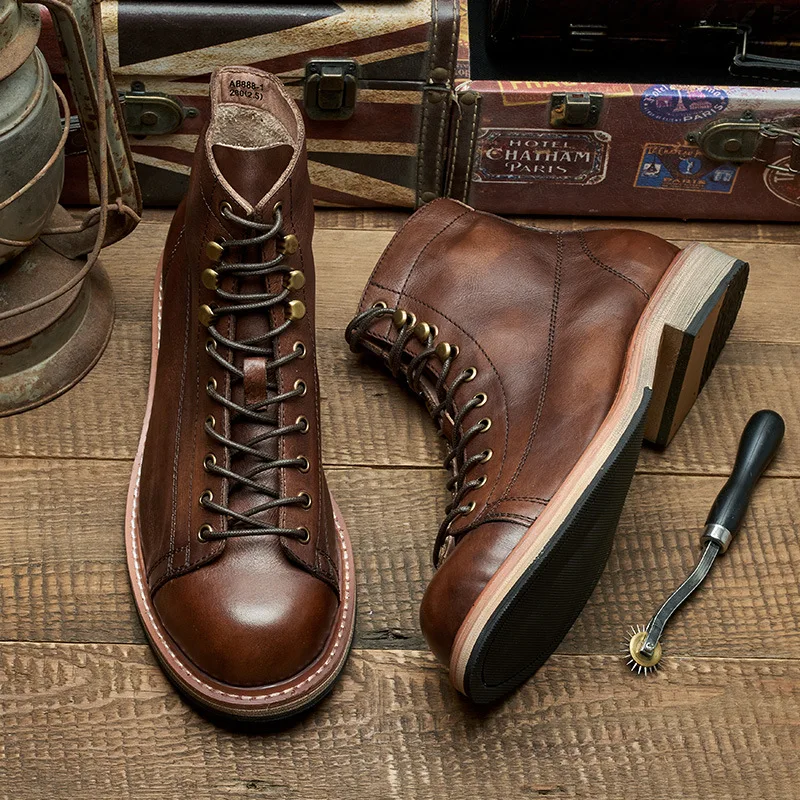 Sepatu bot pria ukuran besar I - Leatherwork Tools ulasan dan harga