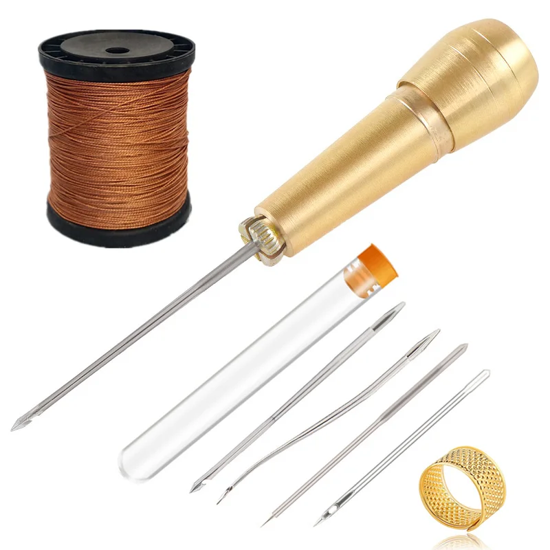Alat Jahit Kulit DIY Jarum Pen - Leatherwork Thread ulasan dan harga