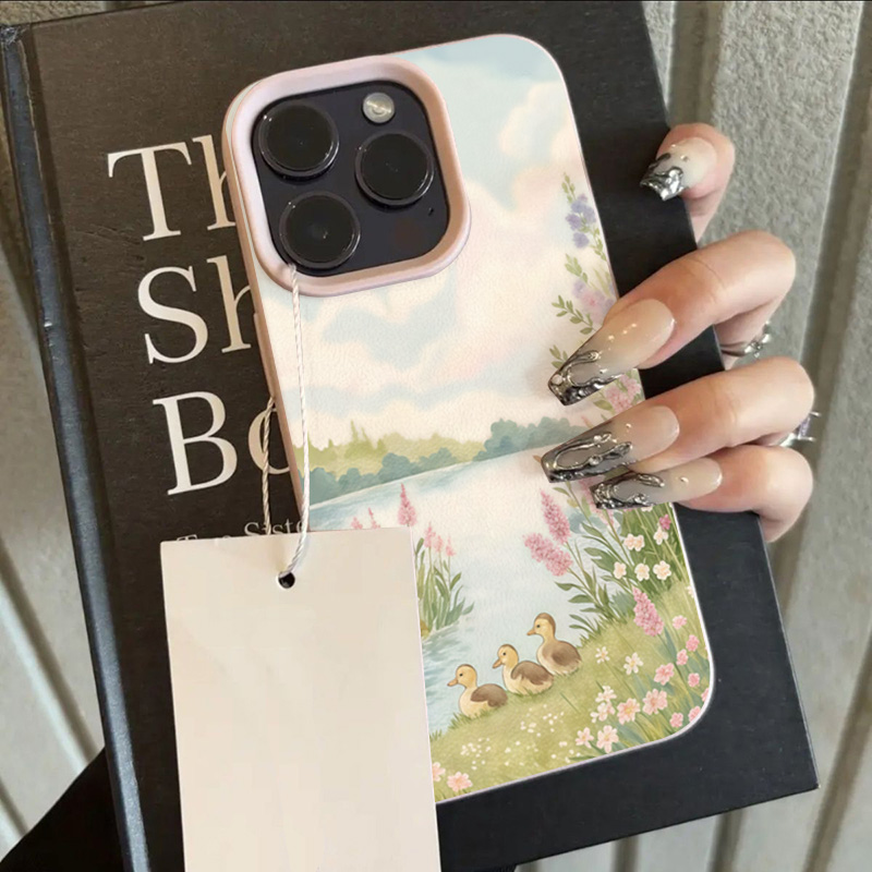 Casing HP Motif Bebek Lucu Unt - Leather X ulasan dan harga