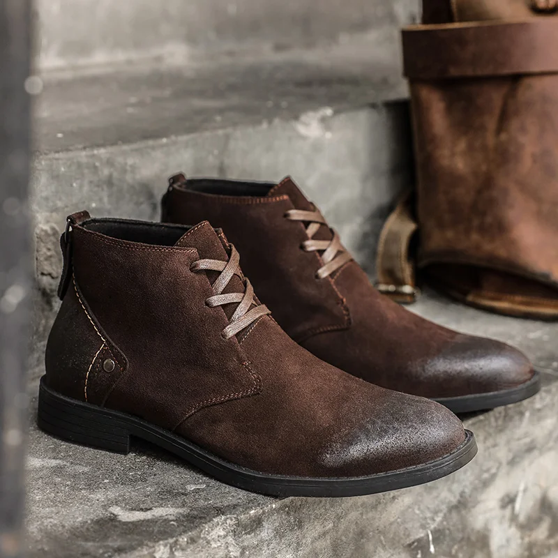 Sepatu Boots Kulit Suede Sapi  - Leatherwork Tools ulasan dan harga