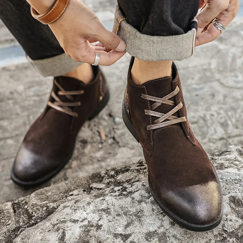 Sepatu Boots Kulit Suede Sapi  - Leatherwork Tools ulasan dan harga