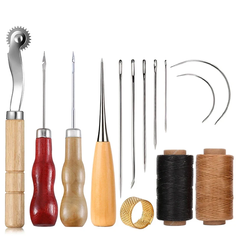 Kit jahit kerajinan kulit, ala - Leatherwork Thread ulasan dan harga