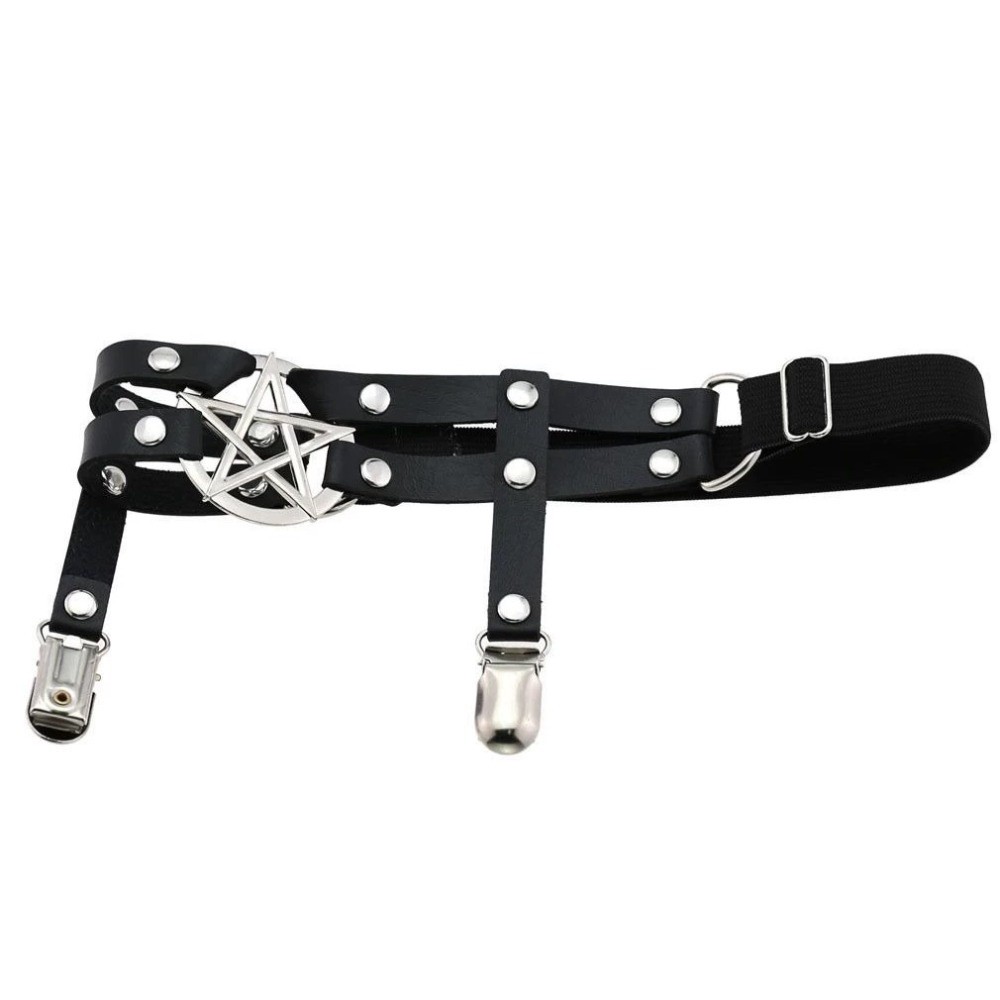 Tali Kaki Pentagram Keren yang - Leather Work Harness ulasan dan harga