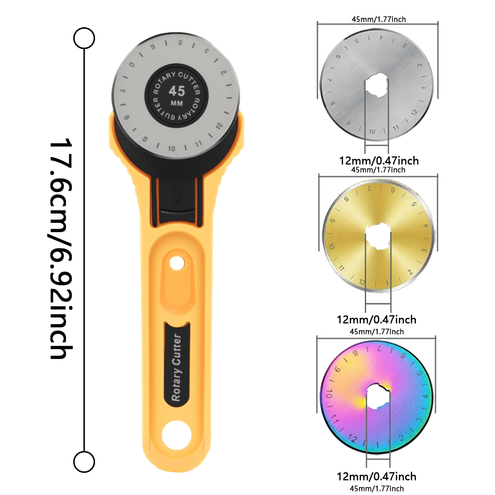 Alat Pemotong Kain Putar 45mm  - Leatherwork Tools ulasan dan harga