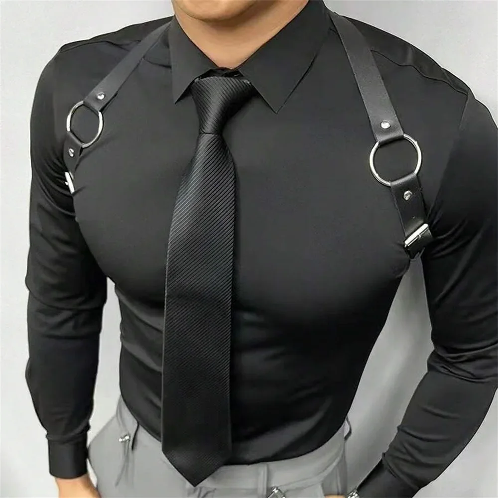 Tali Selempang Dada Kulit PU u - Leather Work Harness ulasan dan harga