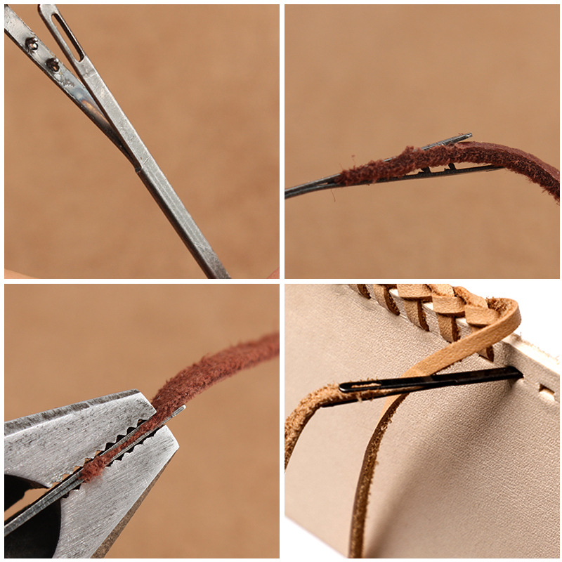 Jarum benang kulit tali kulit  - Leatherwork Thread ulasan dan harga