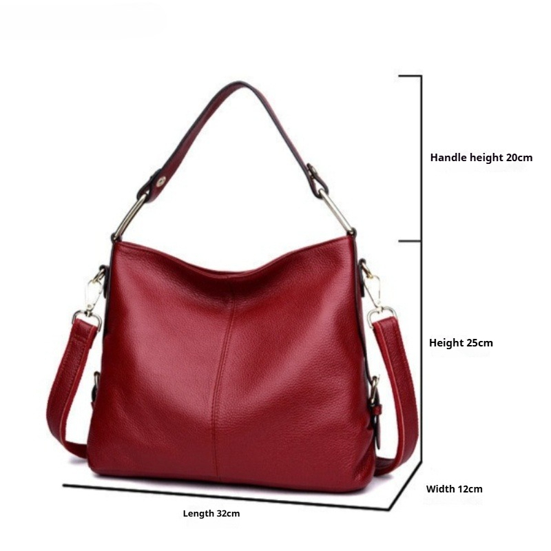 Tas Selempang Kulit Asli Wanit - Leatherwork Logo ulasan dan harga