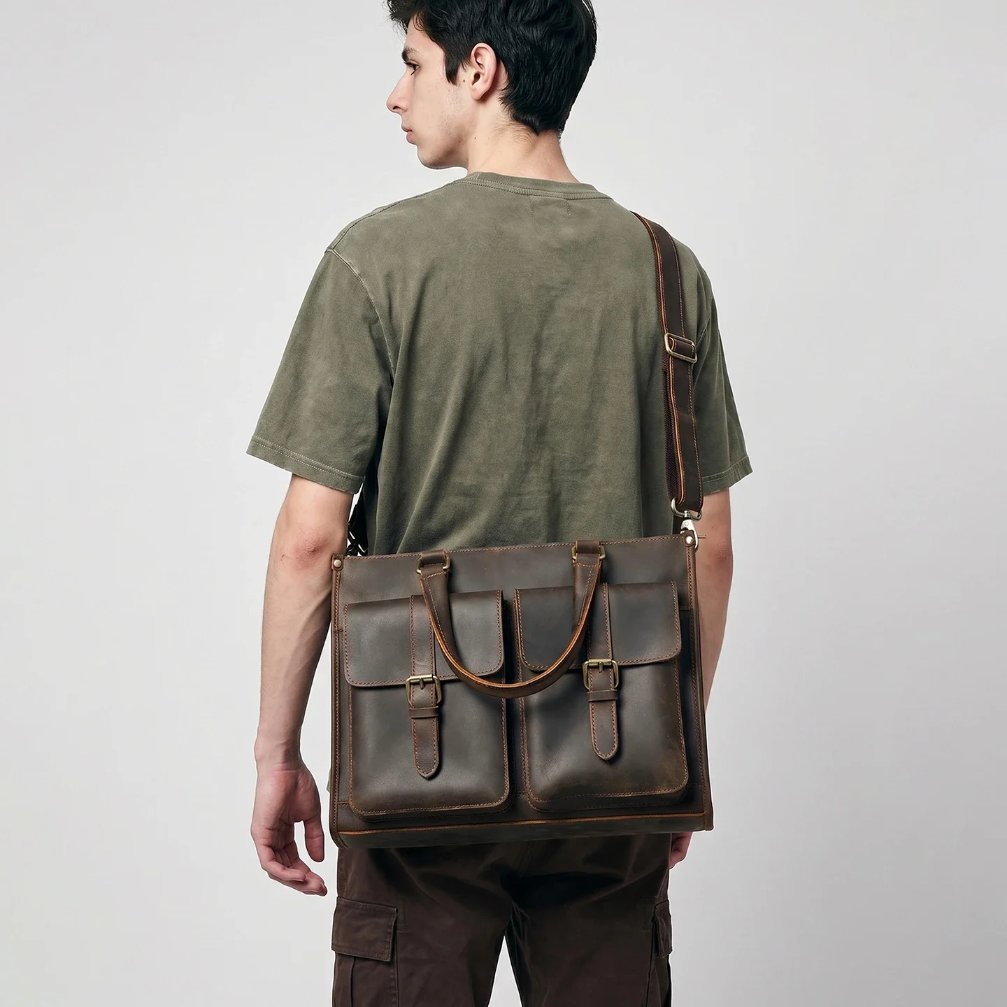 Tas Selempang Kulit Asli Vinta - Leatherwork Thread ulasan dan harga