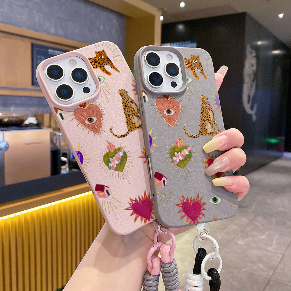 Casing HP Kulit Motif Leopard  - Leather X ulasan dan harga