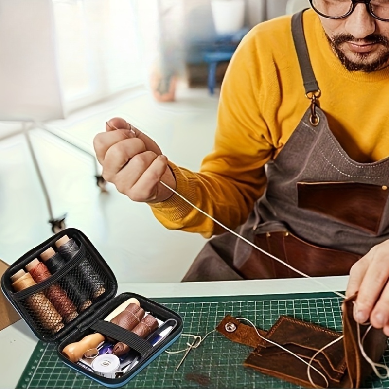 [Kit Kerja Kulit] Kit Jahit Ku - Leatherwork Thread ulasan dan harga