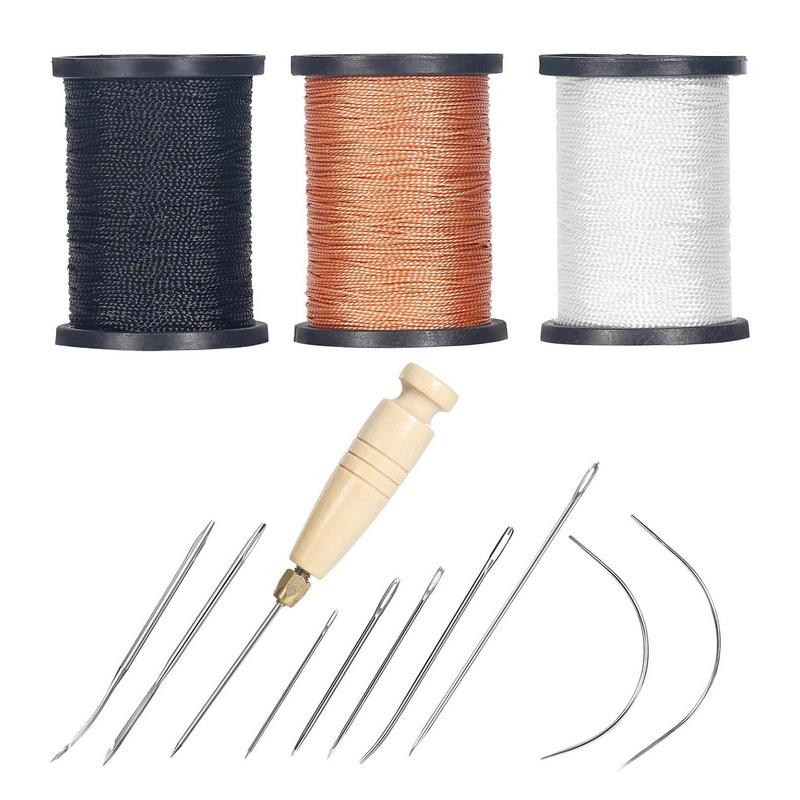 Kit jahitan kulit tugas berat, - Leatherwork Thread ulasan dan harga