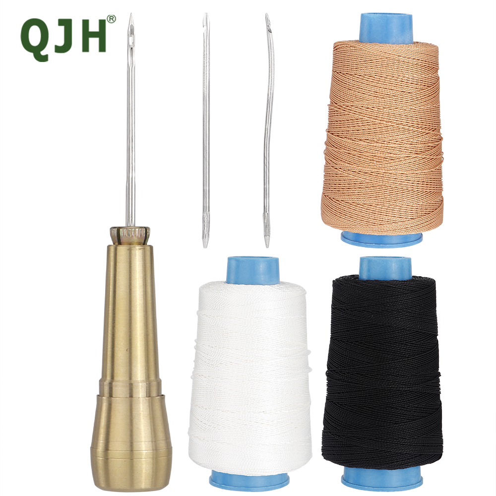Jarum penusuk Jahit kulit kanv - Leatherwork Thread ulasan dan harga