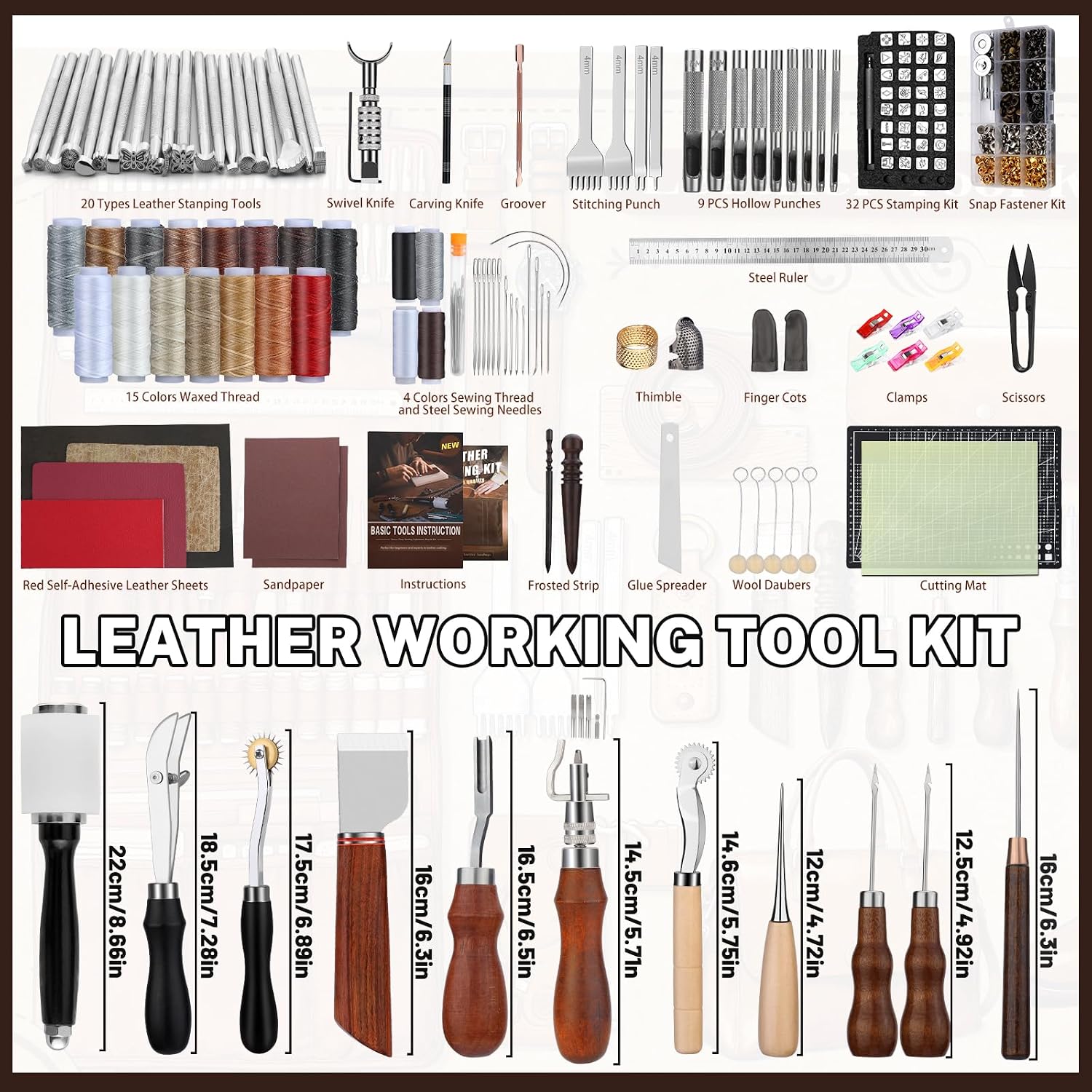 Perlengkapan Kerja Kulit, Pera - Leatherwork Bag ulasan dan harga